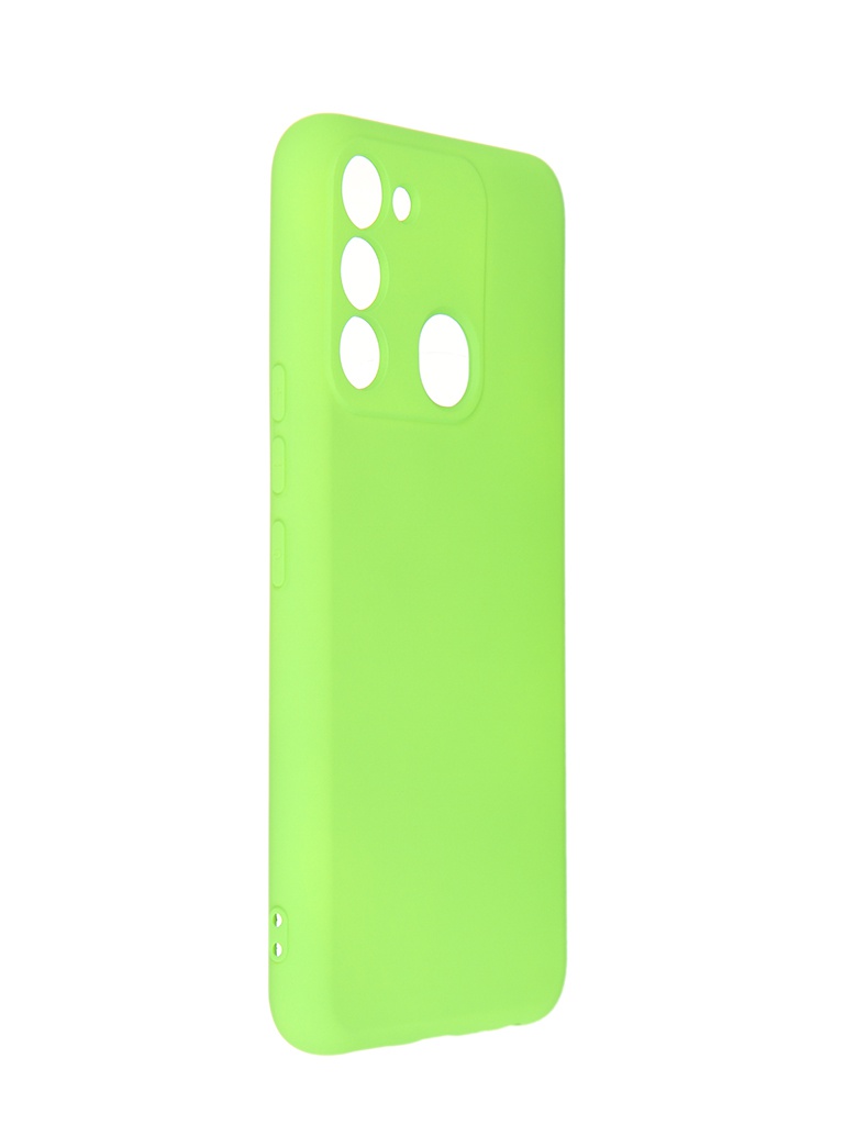 фото Чехол neypo для tecno spark 8c / spark go 2022 silicone 2.0mm light green nsc54462