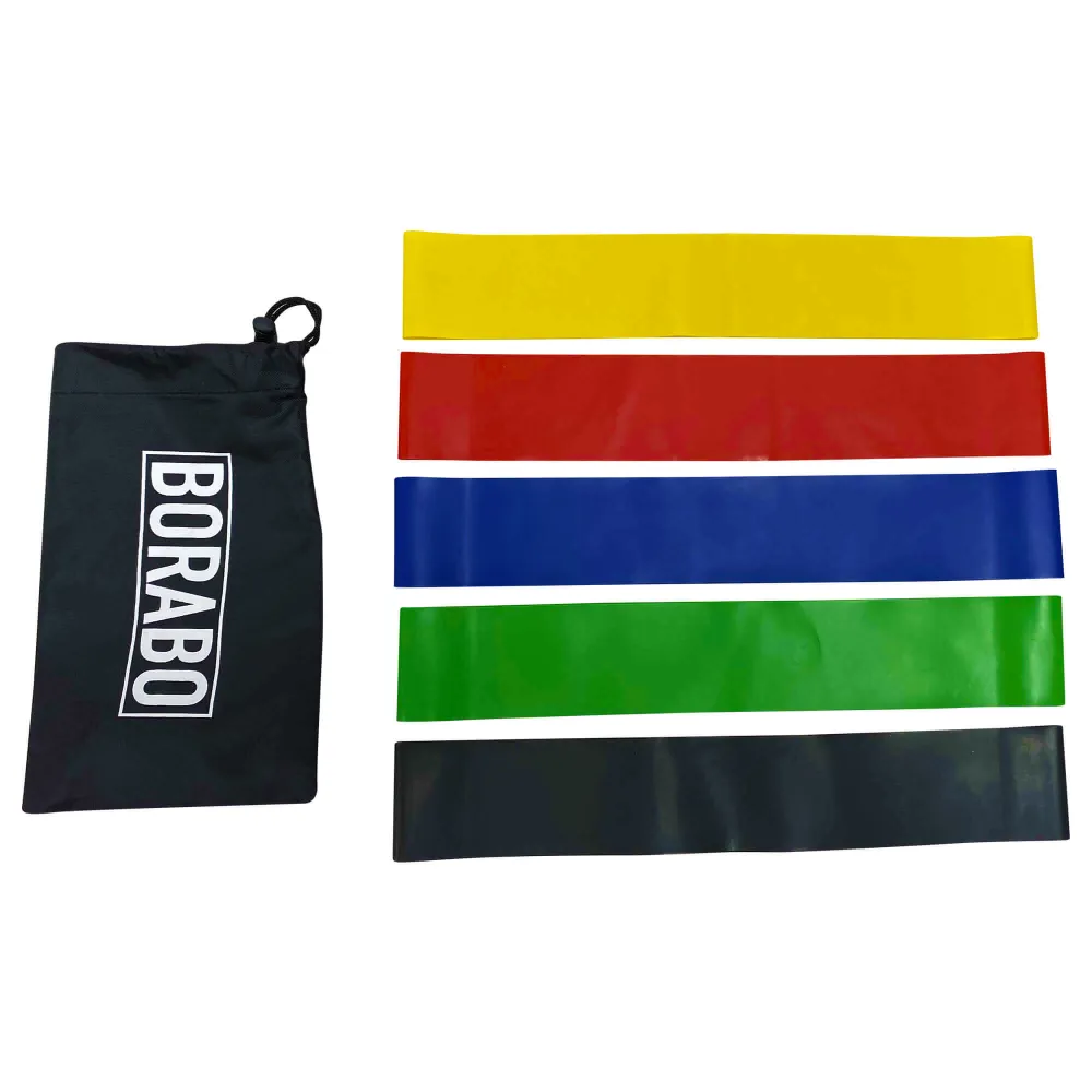 Фитнес резинки Borabo 5 штук с чехлом