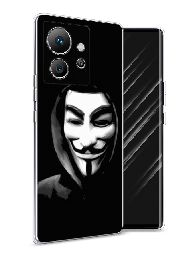 

Чехол Awog на Infinix Zero Ultra 5G "Анонимус", Черный;серый;белый, 3102850-5
