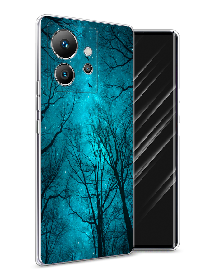 

Чехол Awog на Infinix Zero Ultra 5G "Сказочный лес", Черный;голубой, 3102850-4