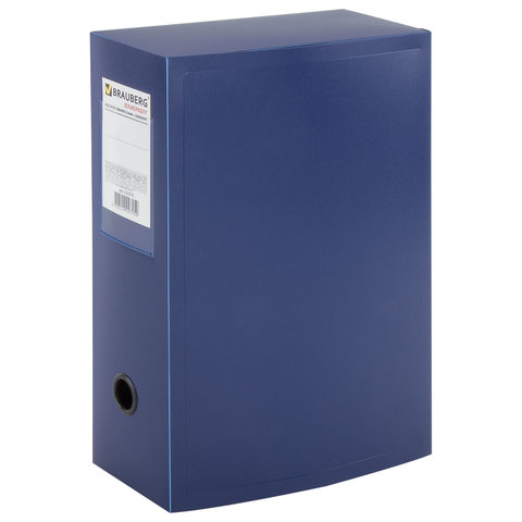

Короб архивный Brauberg Energy 100мм, до 900л, разборный, пластик синий 235375, 15шт.