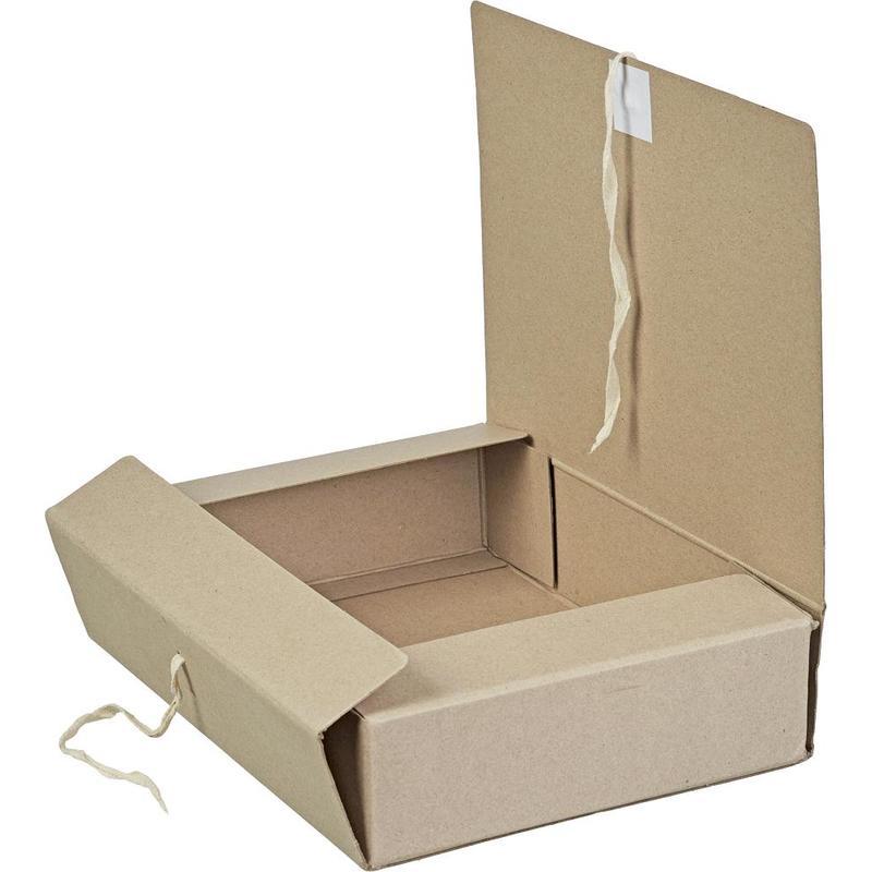 

Короб архивный Attache (240х80х330мм, 80мм, до 1200л., картон) бурый, завязки, 30шт.