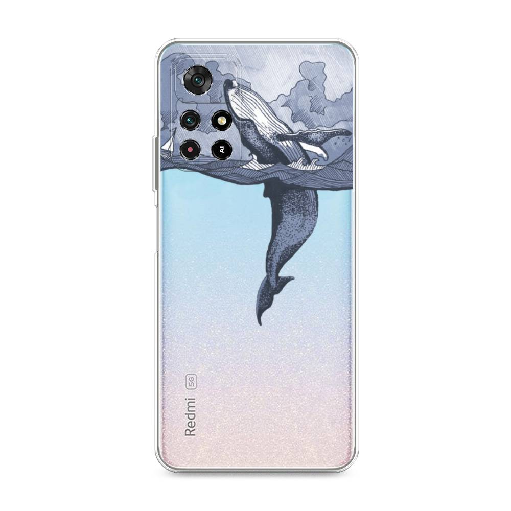 фото Силиконовый чехол "два измерения" на xiaomi redmi note 11 5g awog