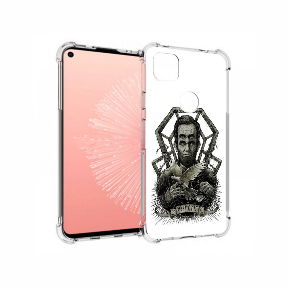 

Чехол MyPads Tocco для Google Pixel 4A франклин абстракция, Прозрачный, Tocco