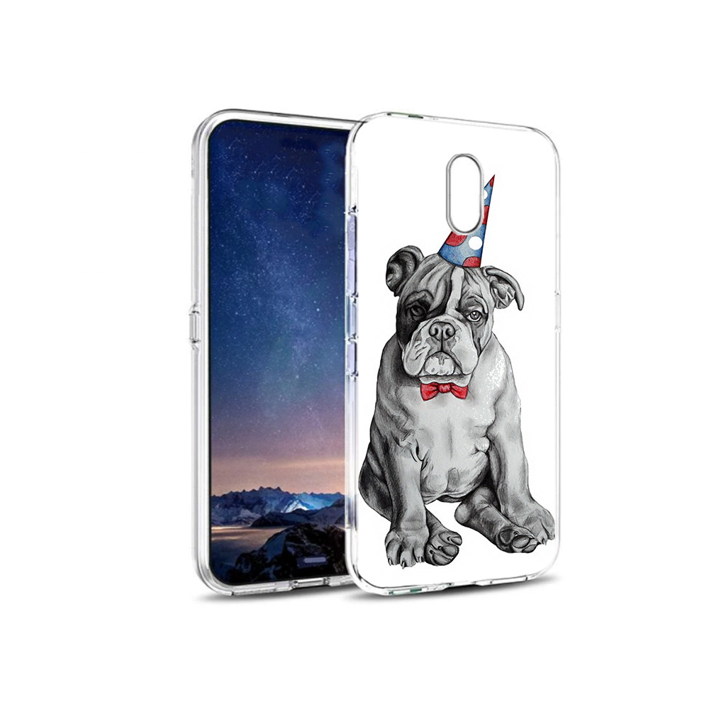

Чехол MyPads Tocco для BQ 5016G праздничный щенок, Прозрачный, Tocco
