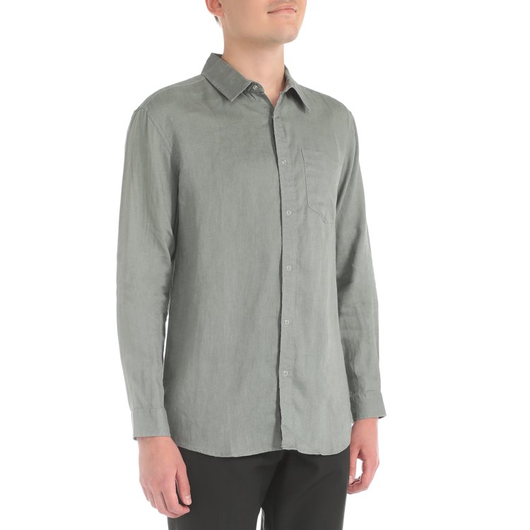 

Рубашка мужская Maison David SHIRT зеленая M, Серый, SHIRT
