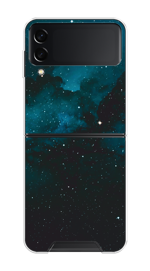 

Чехол на Samsung Galaxy Z Flip 3 "Синий космос", 2103750-2