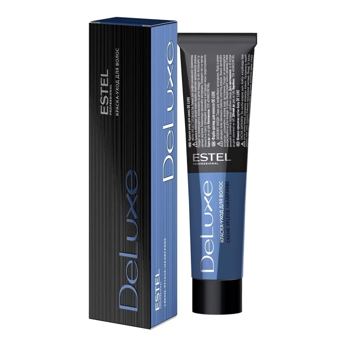 Краска для волос Estel Professional De Luxe 6/3 Темно-русый золотистый 60 мл халат женский махровый 80% хлопок 20% полиэстер темно голубой 48 багира lx 13 005 1