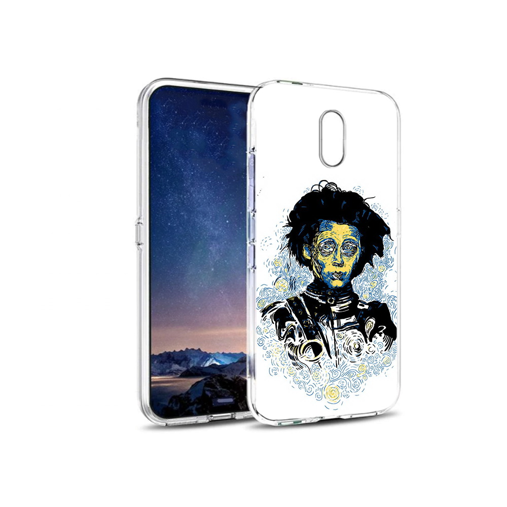 

Чехол MyPads Tocco для BQ 5016G парень черно-белый абстракция, Прозрачный, Tocco