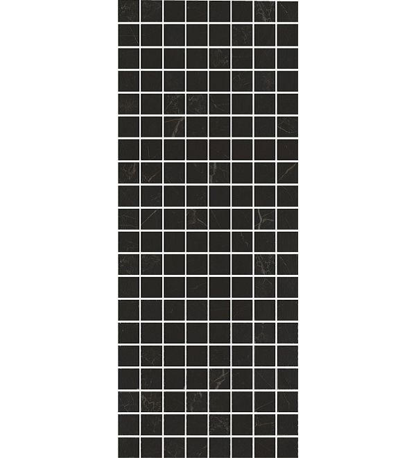 Алькала Декор черный мозаичный MM7204 20х50 упак.