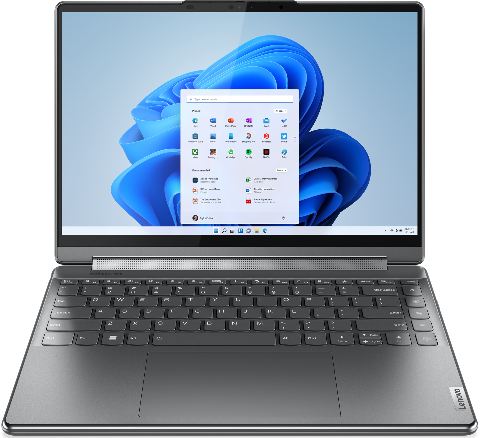 Ноутбук-трансформер Lenovo Yoga 9 14IAP7 Gray (82LU00C0RK)