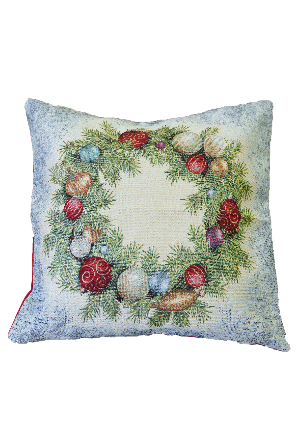 

Наволочка TESSITURA di ARCONATE, Новогодняя, Гобелен, Merry Christmas, серебр.45x45 см 1шт, TA-260