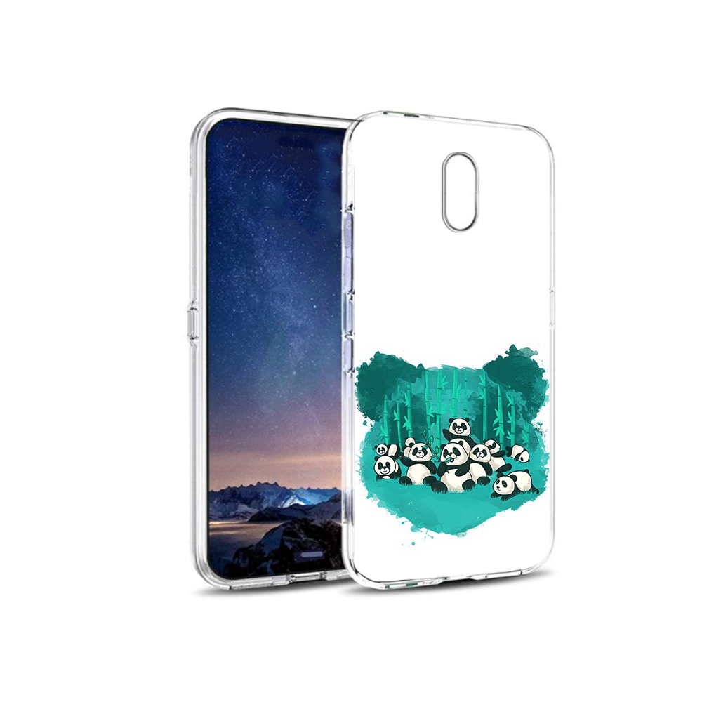 

Чехол MyPads Tocco для BQ 5016G нарисованные панды, Прозрачный, Tocco