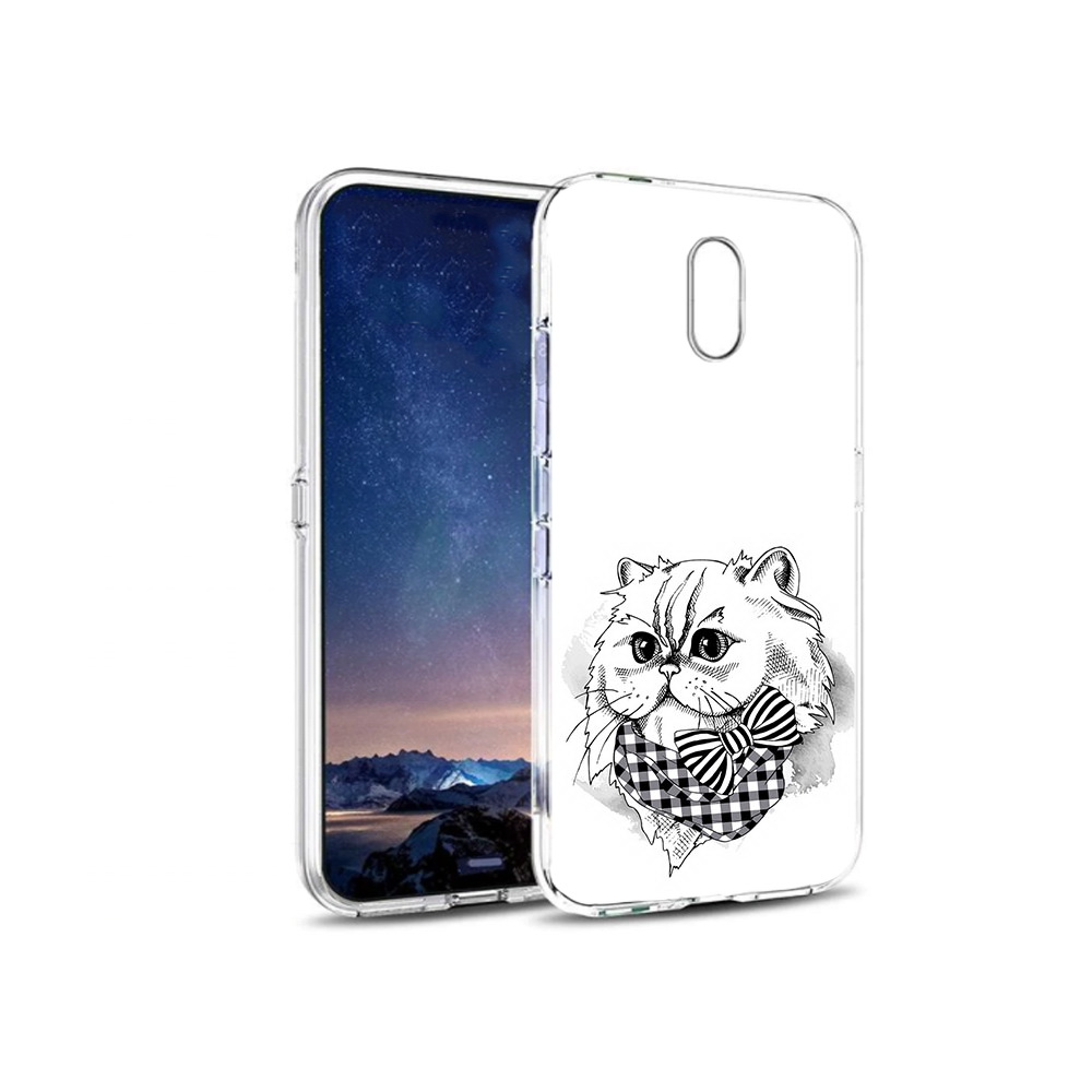 

Чехол MyPads Tocco для BQ 5016G нарисованная красивая кошечка, Прозрачный, Tocco