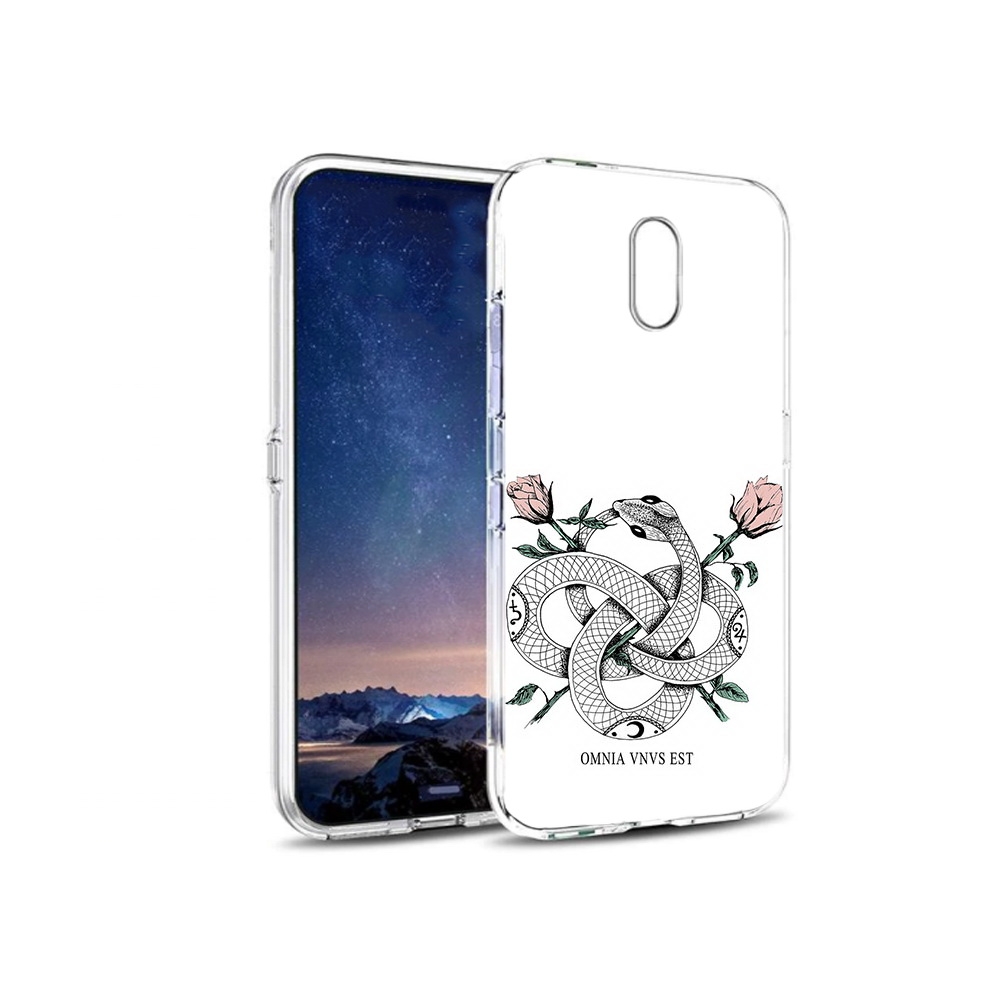 

Чехол MyPads Tocco для BQ 5016G нарисованная змея абстракция, Прозрачный, Tocco