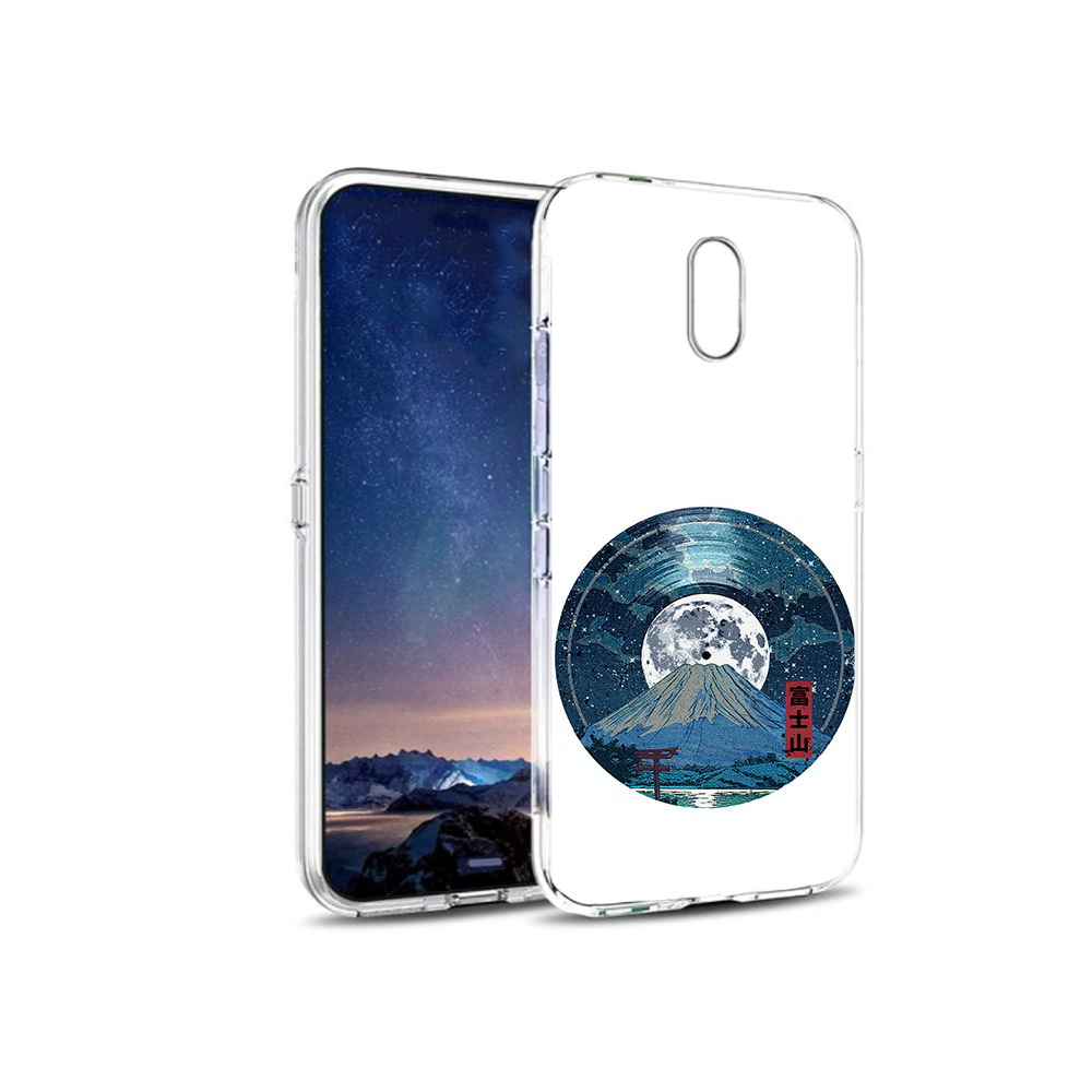 

Чехол MyPads Tocco для BQ 5016G нарисованная виниловая гора с луной, Прозрачный, Tocco