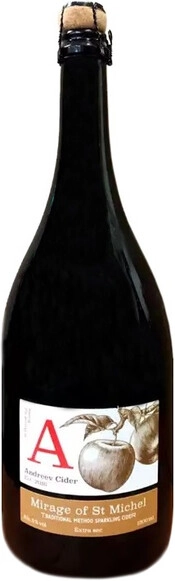 

Сидр Andreev Cider Mirage Of St Michel 2021 Яблочный Белый Полусухой 6% 0,75 Л Россия