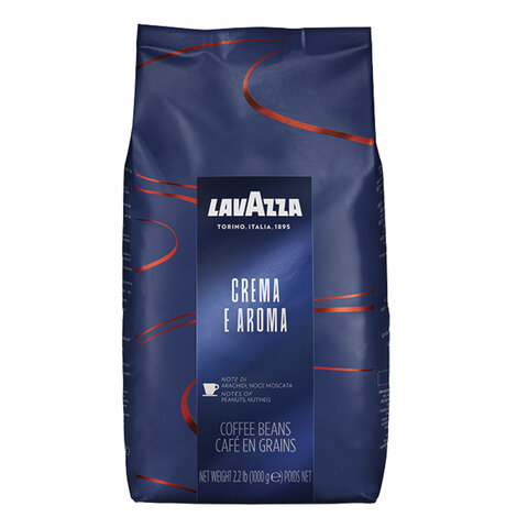Кофе в зернах LAVAZZA Crema E Aroma Espresso, 1000 г х 2 шт