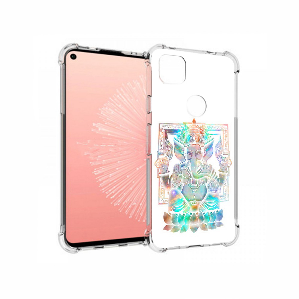 

Чехол MyPads Tocco для Google Pixel 4A умный слон, Прозрачный, Tocco