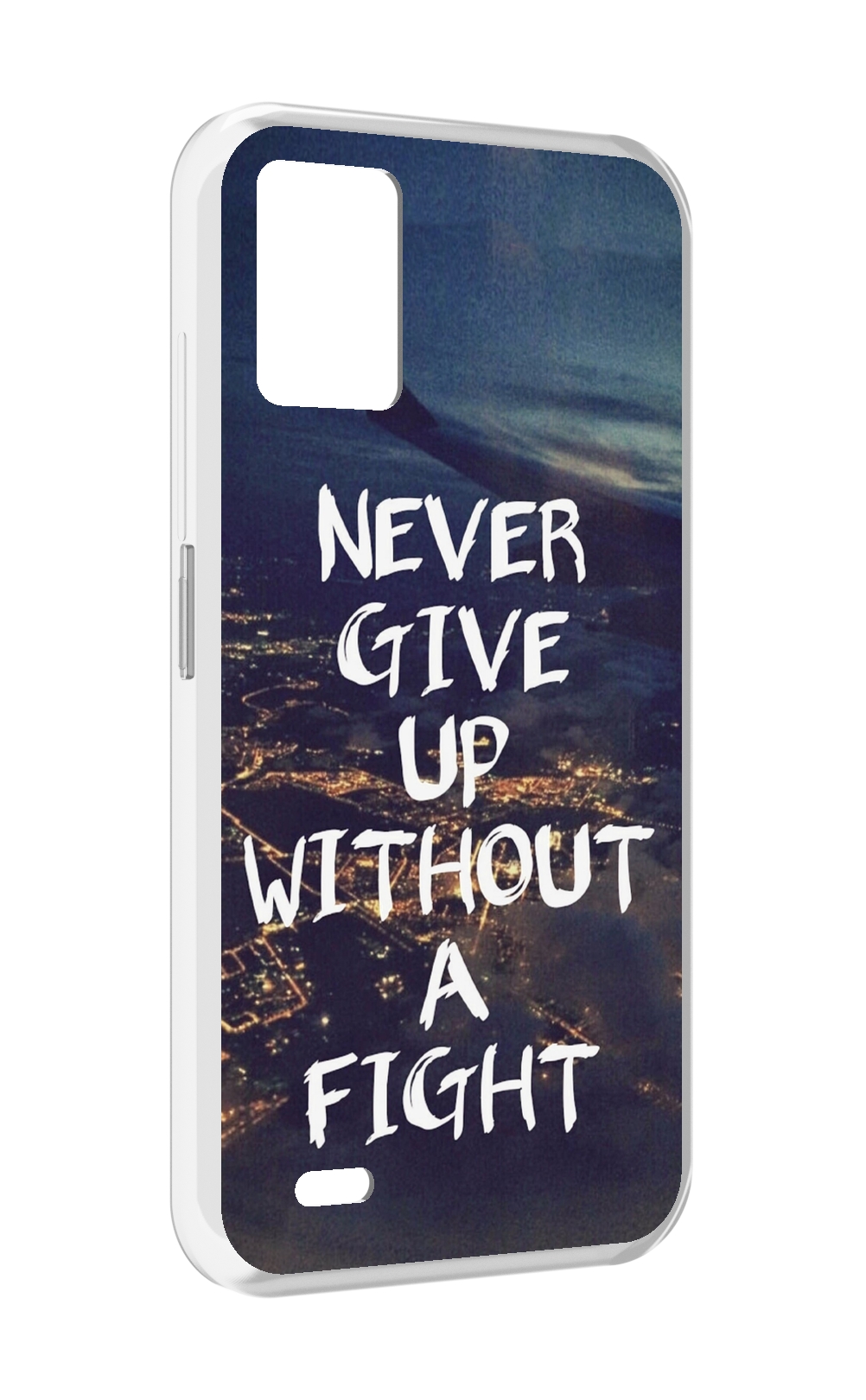 

Чехол MyPads никогда не сдавайся без боя для UMIDIGI Bison 1, Прозрачный, Tocco