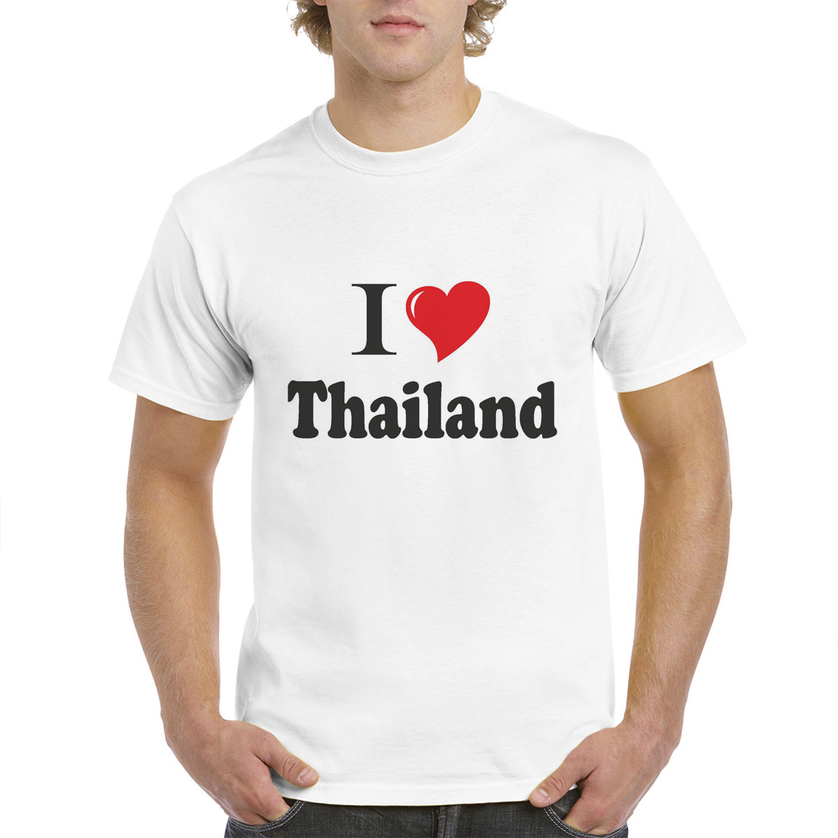 фото Футболка унисекс coolpodarok путешествия. i love thailand белая 44 ru