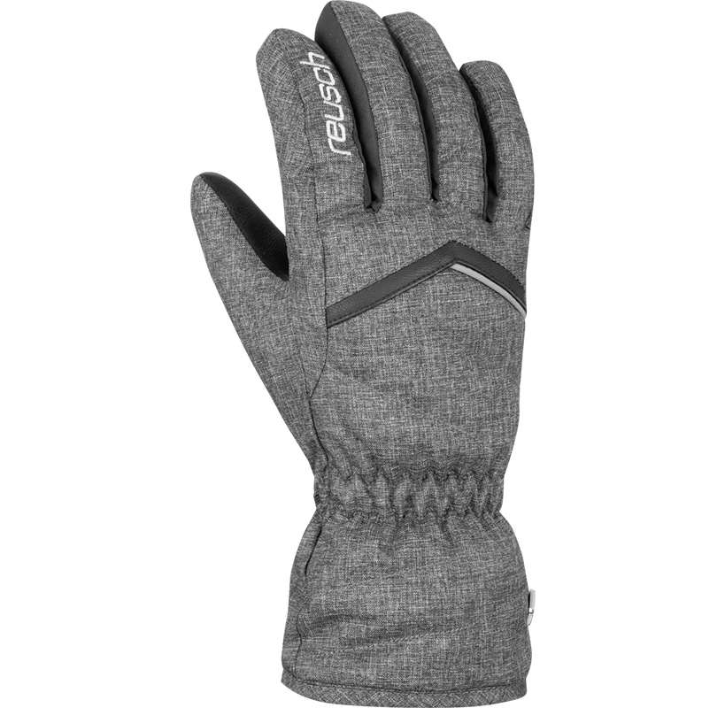 Перчатки Горнолыжные Reusch Marisa Black/Black Melange (Inch (Дюйм):7)