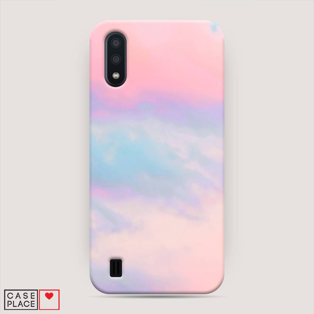 

Пластиковый чехол "Розовые облака" на Samsung Galaxy A01