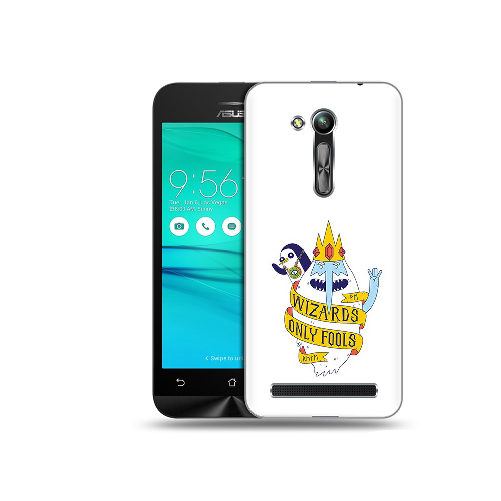 

Чехол MyPads Tocco для Asus ZenFone Go (ZB452KG) время приключений снежный король, Прозрачный, Tocco