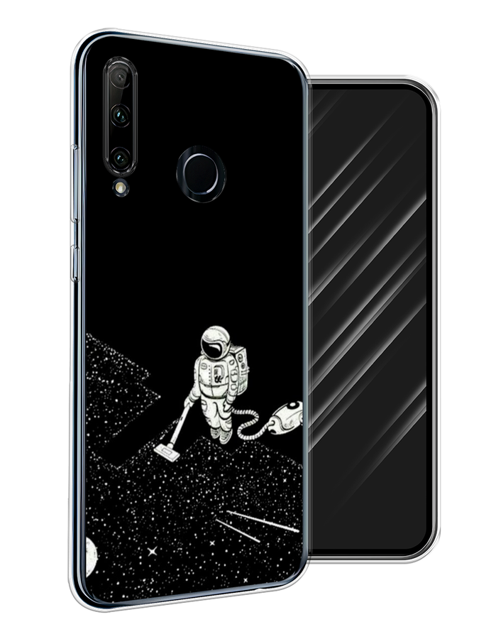 

Чехол Awog на Huawei P Smart Plus 2019 "Космос", Синий;бежевый;красный, 69250-4