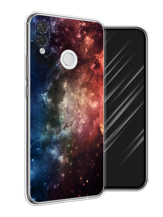 

Чехол Awog на Huawei P Smart Plus "Космос", Синий;бежевый;красный, 68250-4