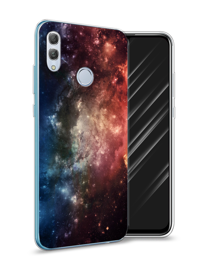 

Чехол Awog на Huawei P Smart 2019 "Космос", Синий;бежевый;красный, 67250-4