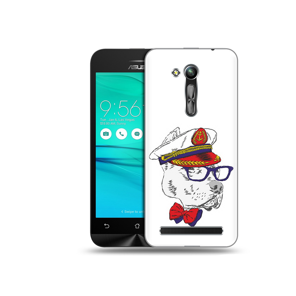 Чехол MyPads Tocco для Asus ZenFone Go (ZB452KG) бульдог