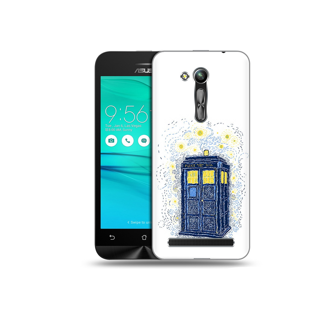 

Чехол MyPads Tocco для Asus ZenFone Go (ZB452KG) будка рисунок, Прозрачный, Tocco