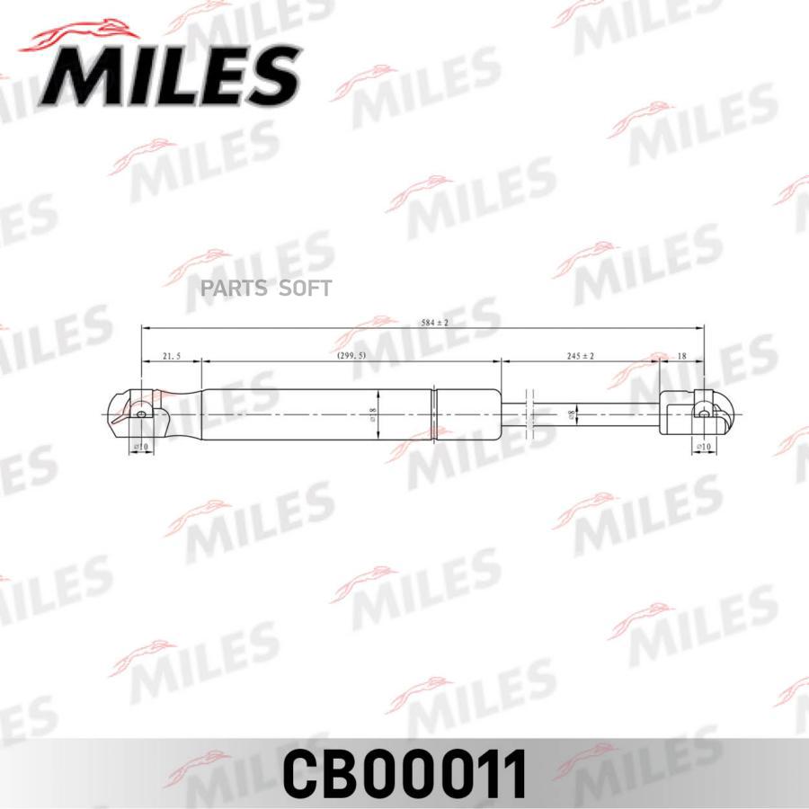 

Упор Газовый Кр. Багажника Skoda Octavia Без Спойлера 6/04- Miles арт. CB00011