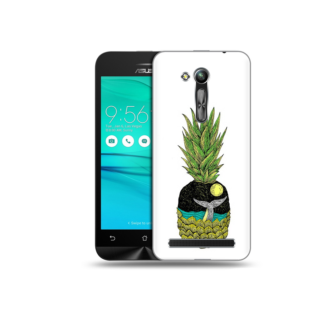 

Чехол MyPads Tocco для Asus ZenFone Go (ZB452KG) ананас с китом, Прозрачный, Tocco