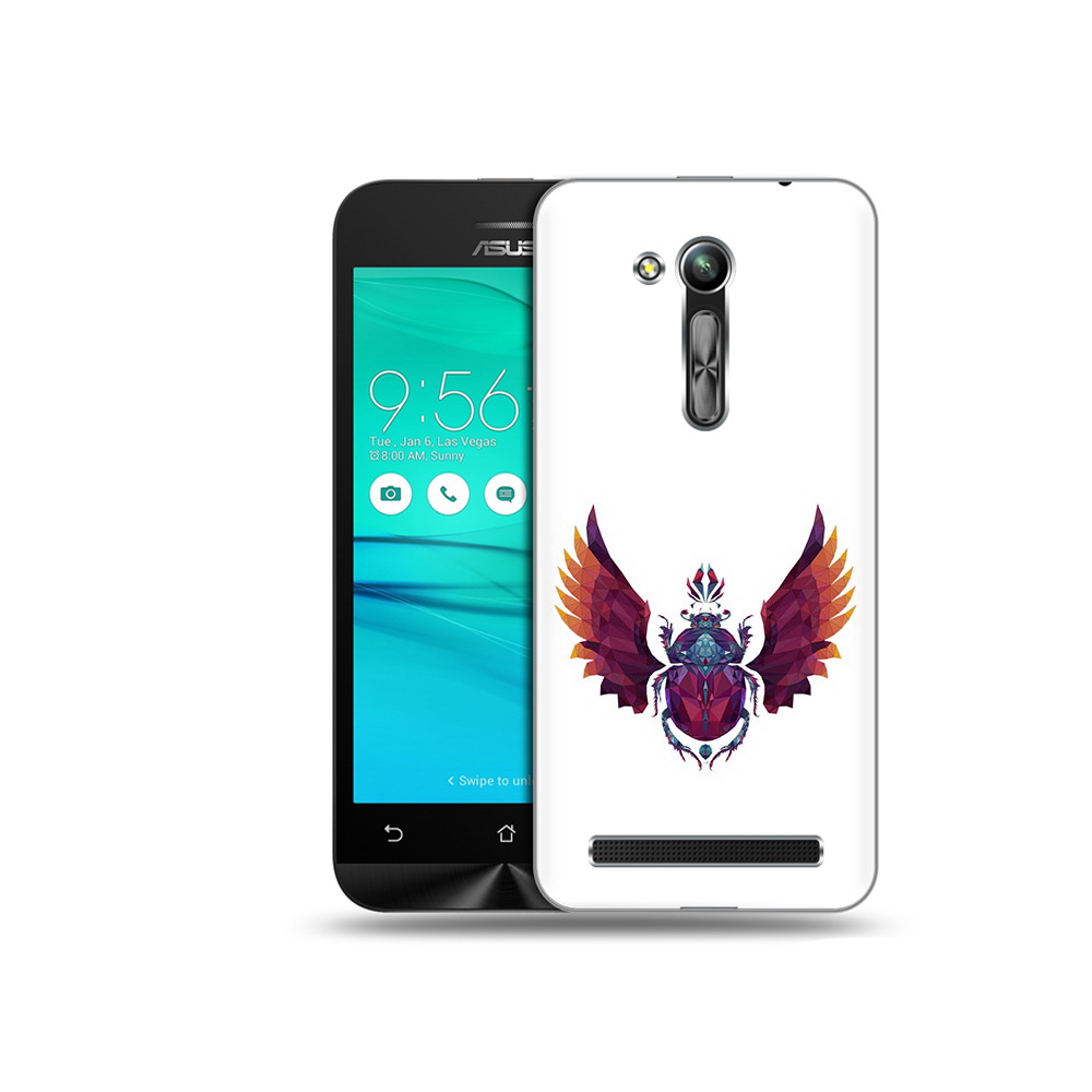 

Чехол MyPads Tocco для Asus ZenFone Go (ZB452KG) алмазный скоробей, Прозрачный, Tocco