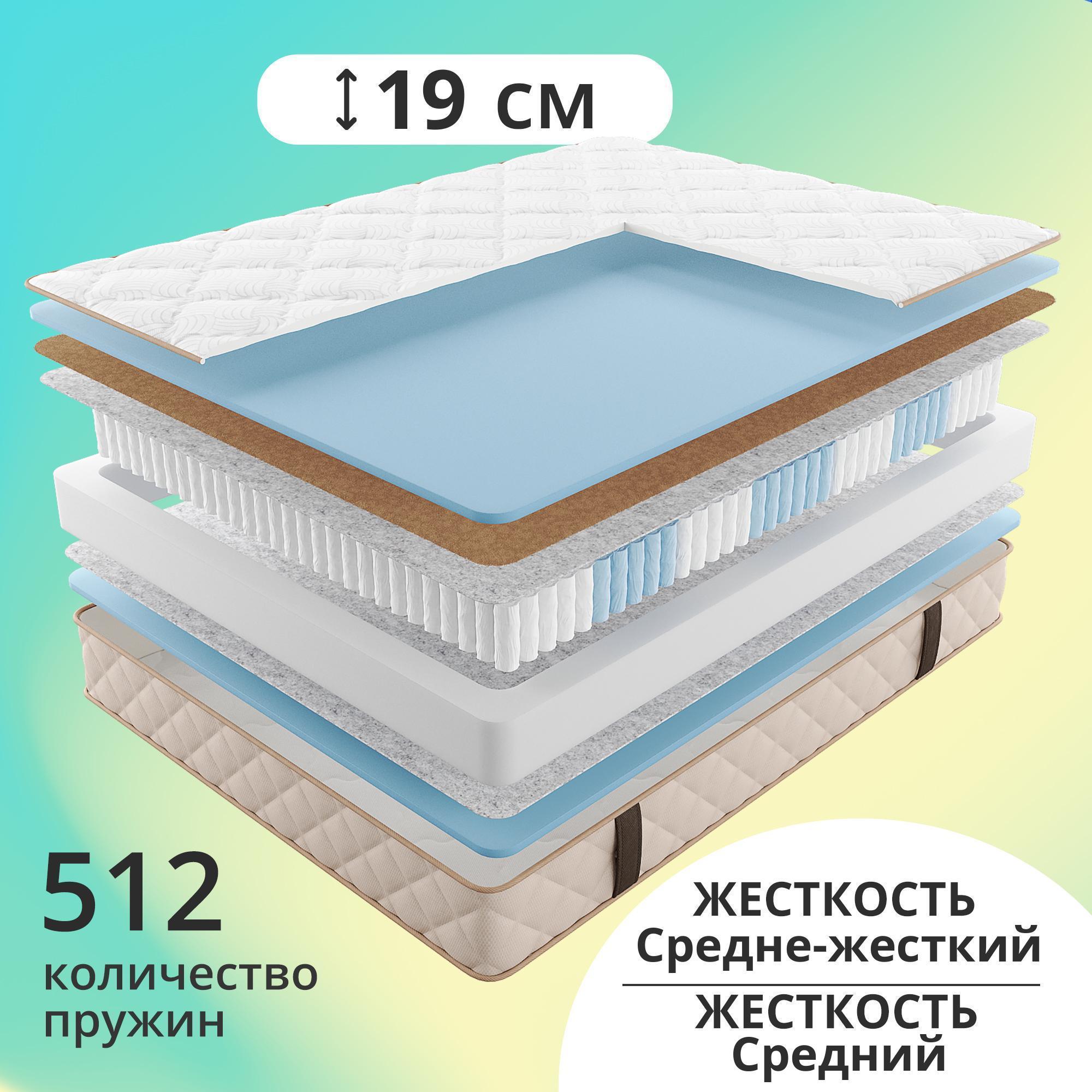 

Матрас с независимыми пружинами CityFlex Arvika 160x190, Бежевый, Arvika