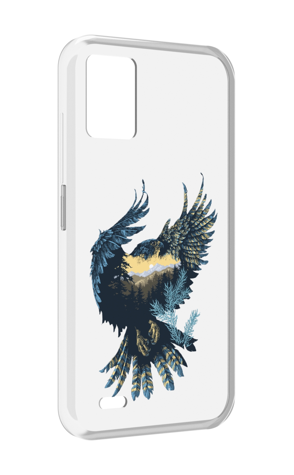 

Чехол MyPads мирок в соколе для UMIDIGI Bison 1, Прозрачный, Tocco