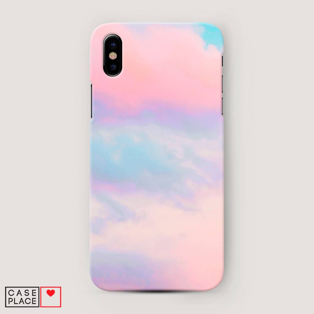 

Пластиковый чехол "Розовые облака" на Apple iPhone XS Max (10S Max), 11920-2