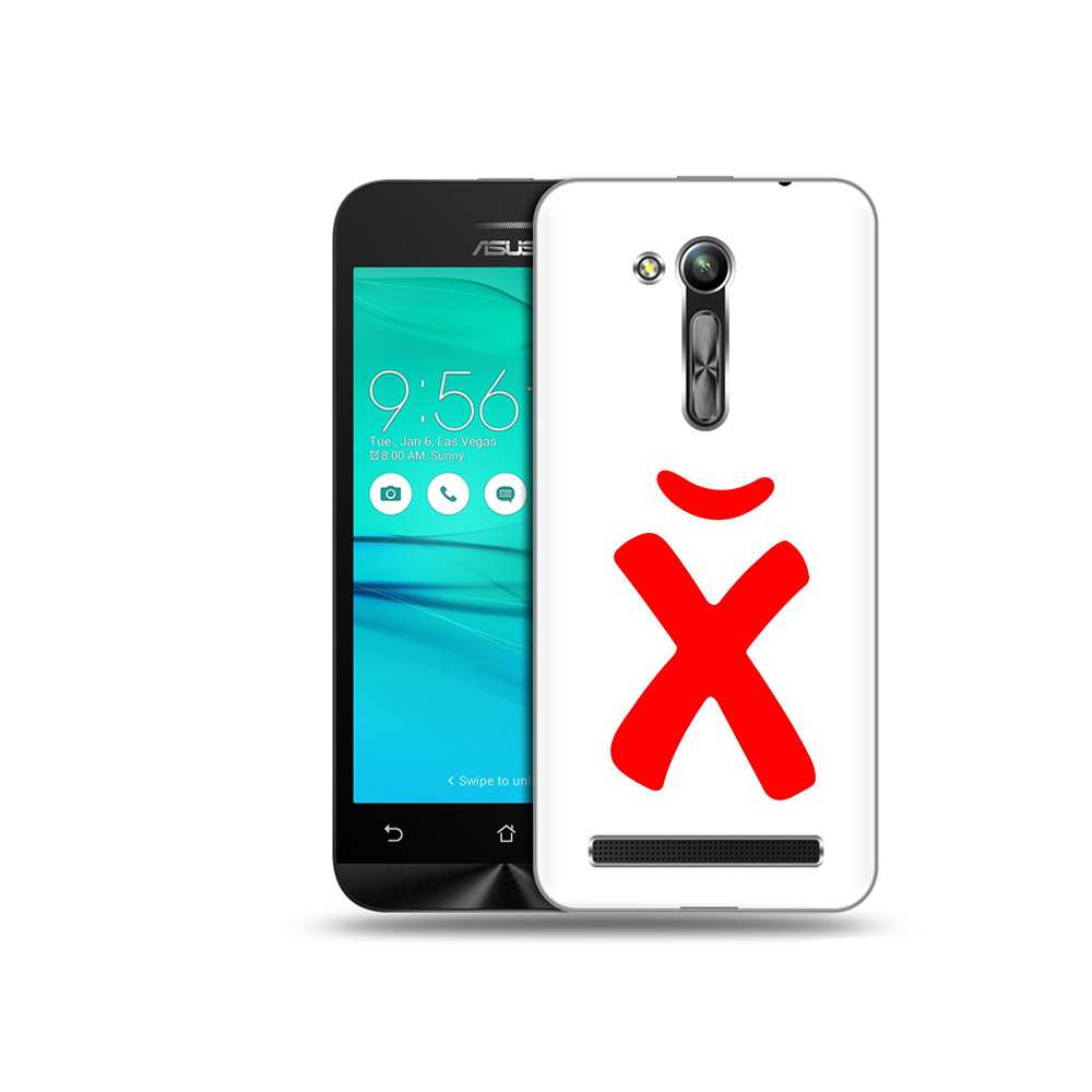 

Чехол MyPads Tocco для Asus ZenFone Go (ZB452KG) абстракция буква х, Прозрачный, Tocco