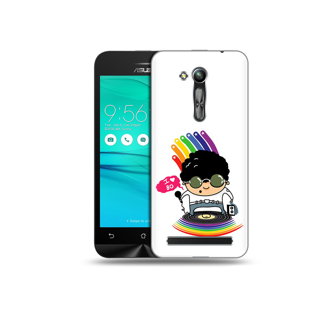 

Чехол MyPads Tocco для Asus ZenFone Go (ZB452KG) Я люблю 80-е, Прозрачный, Tocco