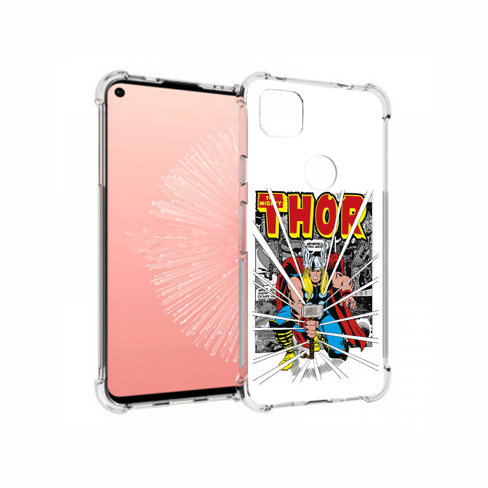 

Чехол MyPads Tocco для Google Pixel 4A тор рисунок, Прозрачный, Tocco