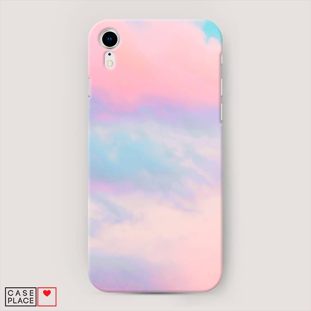 

Пластиковый чехол "Розовые облака" на Apple iPhone XR (10R), 12020-2