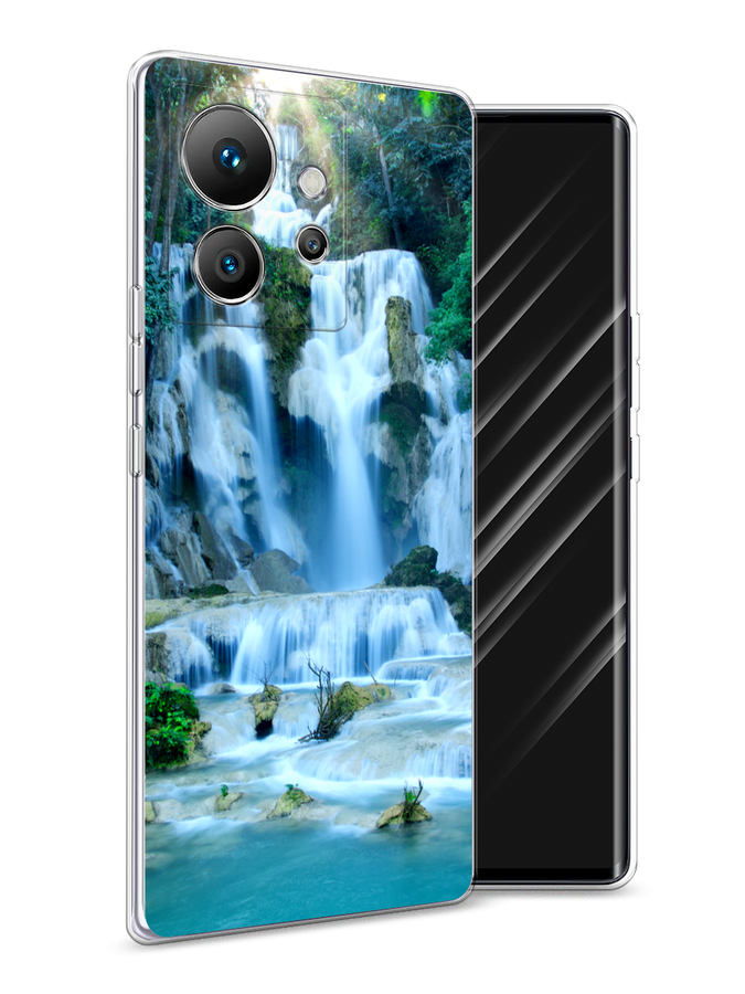 

Чехол Awog на Infinix Zero Ultra 5G "Водопад 8", Голубой;зеленый, 3102850-4