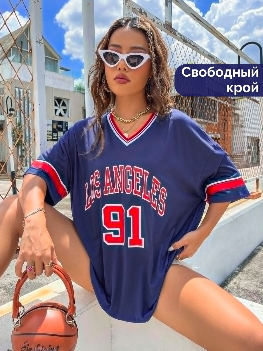 Футболка женская Sweetnight tshirt02 синяя M