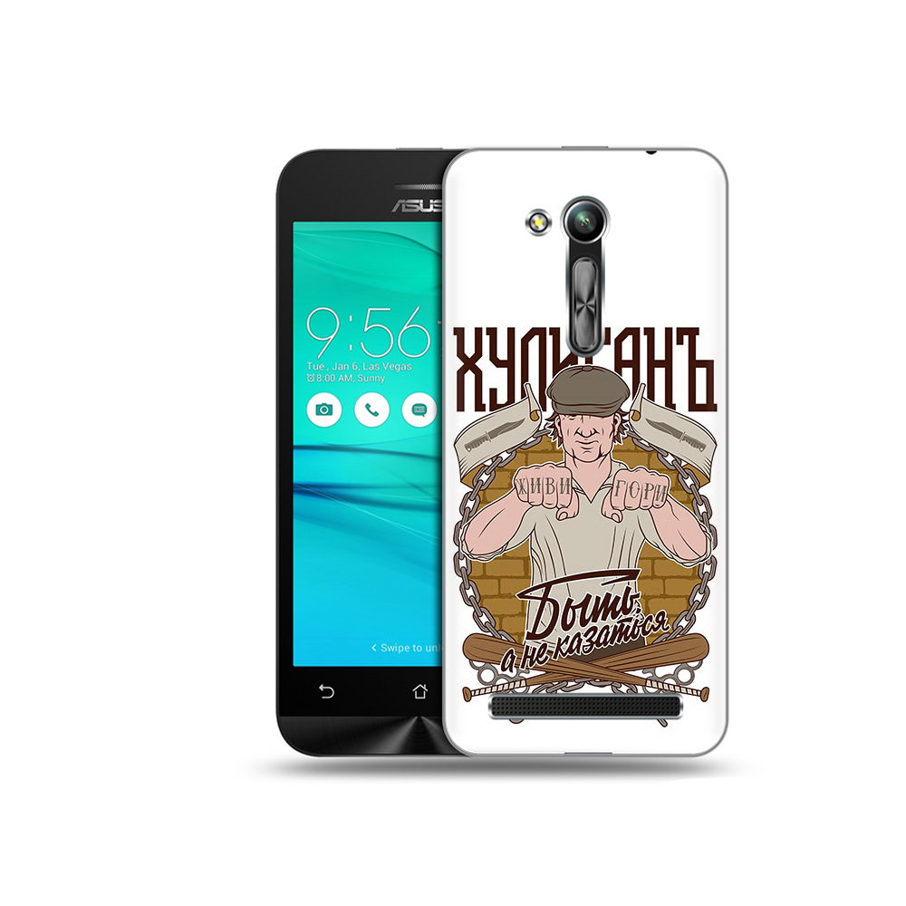 

Чехол MyPads Tocco для Asus ZenFone Go (ZB452KG) Хулиган, Прозрачный, Tocco