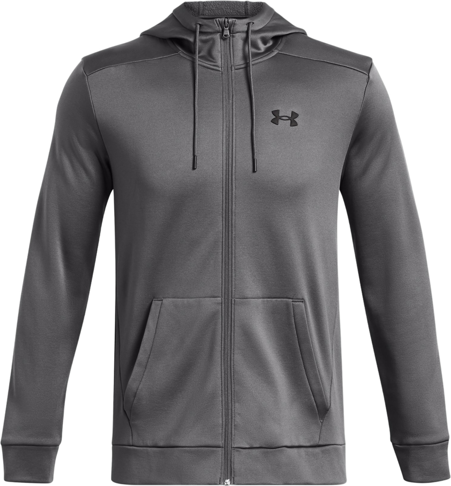 Толстовка мужская UNDER ARMOUR Armour Fleece FZ серая LG