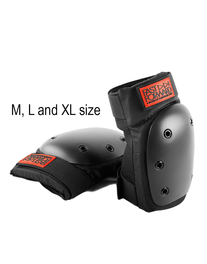 Защита на колени KNEE PADS FAST FORWARD ROOKIE PRO L(36-44см) черная GAIN NEW