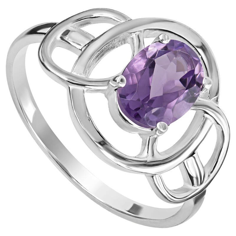 

Кольцо из серебра с аметистом р.  LAZURIT-ONLINE 8412PD, 8412PD