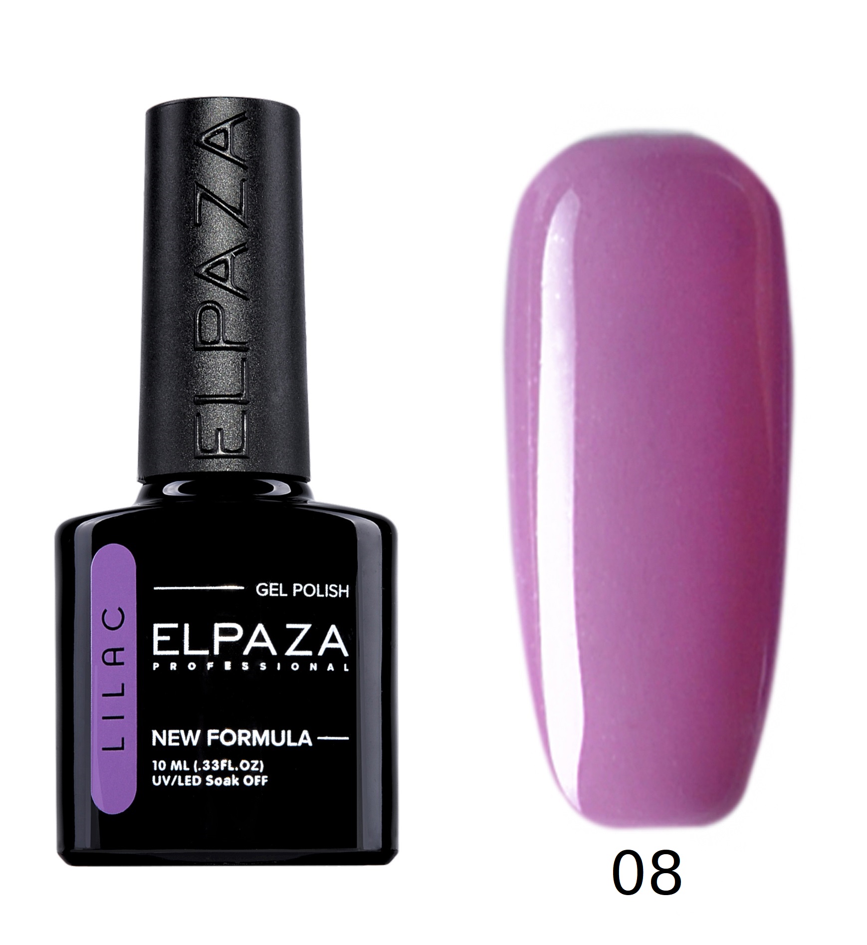 Гель Лак Для Ногтей ELPAZA Lilac 08 10 Мл